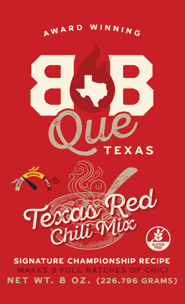 Texas Red Chili Front Label