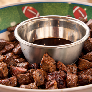 Sous Vide Steak Bites with Smoky Whiskey Glaze